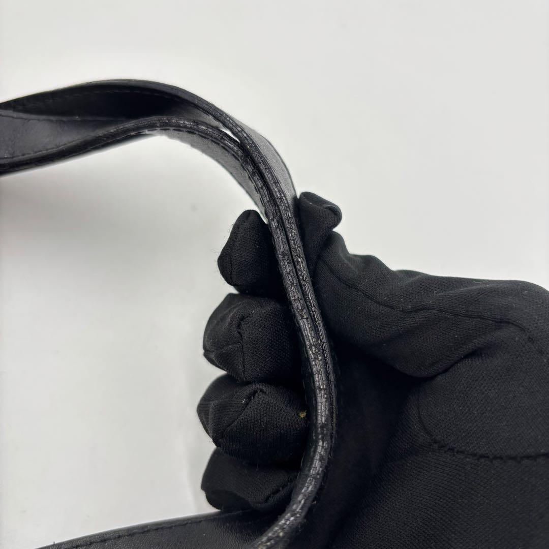 シャネル ニュートラベルライン 2way ショルダーバッグ ハンドバッグ 黒