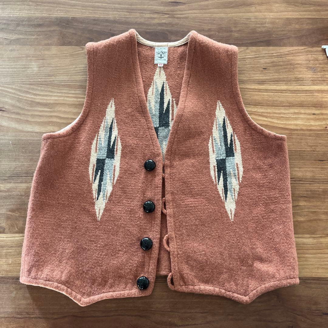 オルテガ ベスト チマヨ ナバホ トルフィリオス ビンテージ ウィングロック