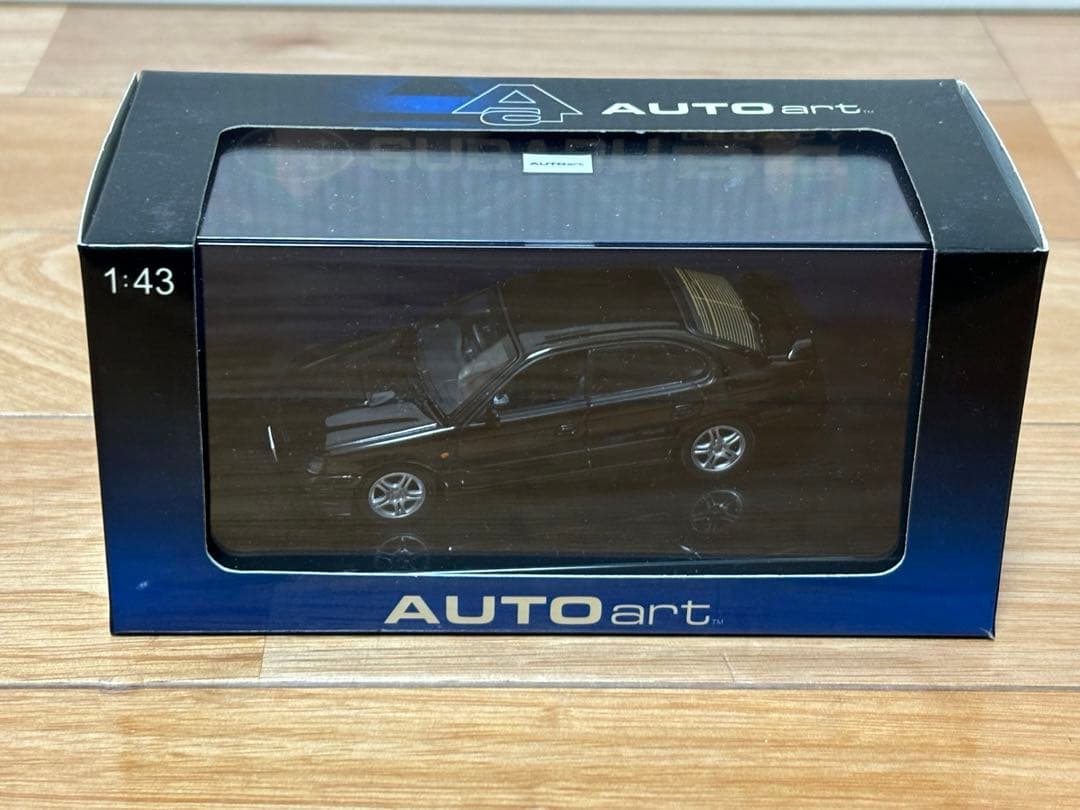 オートアート 1/43 レガシィB4 '99 ブラック ダイキャスト製 完成品