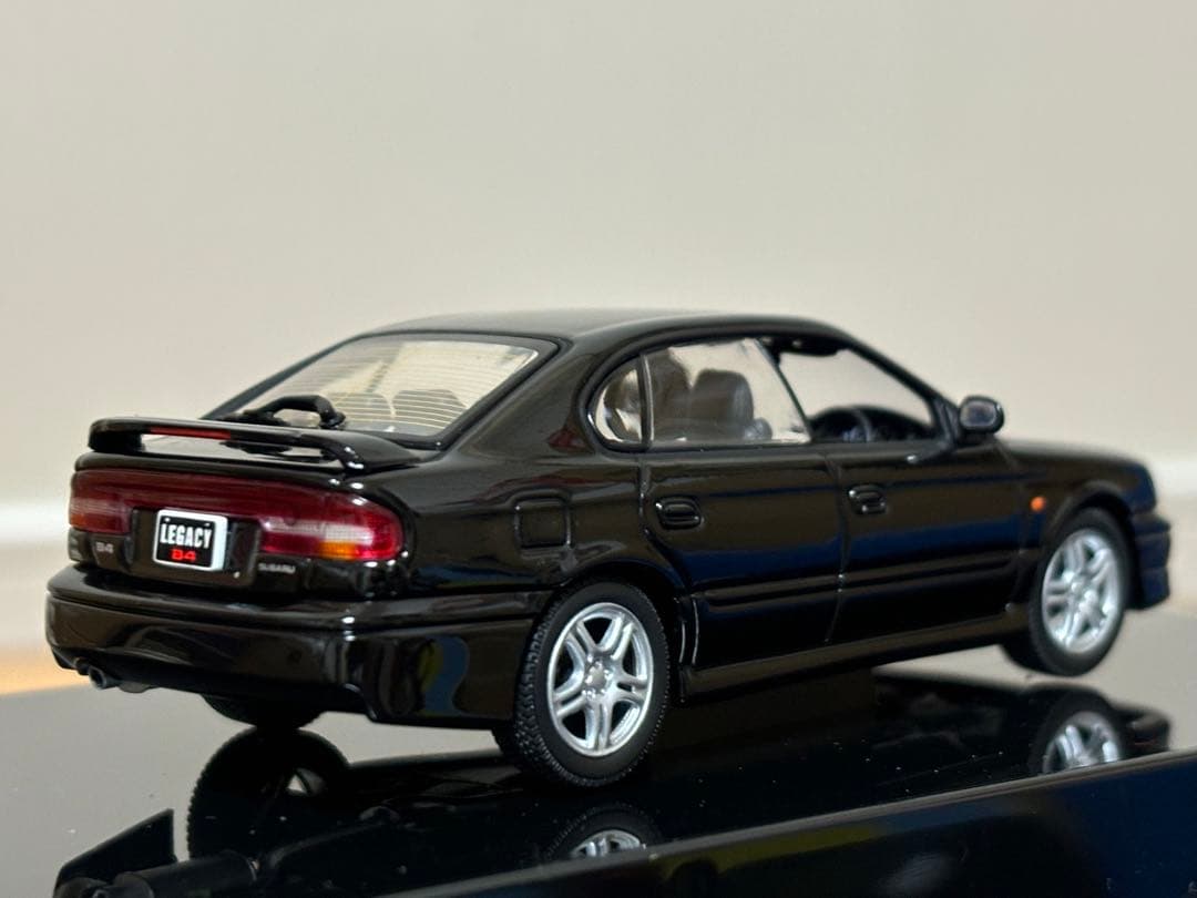 オートアート 1/43 レガシィB4 '99 ブラック ダイキャスト製 完成品