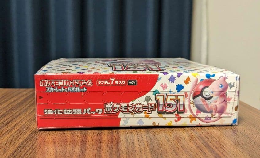 ポケモンカード151 シュリンク付きボックス　ポケセン購入品