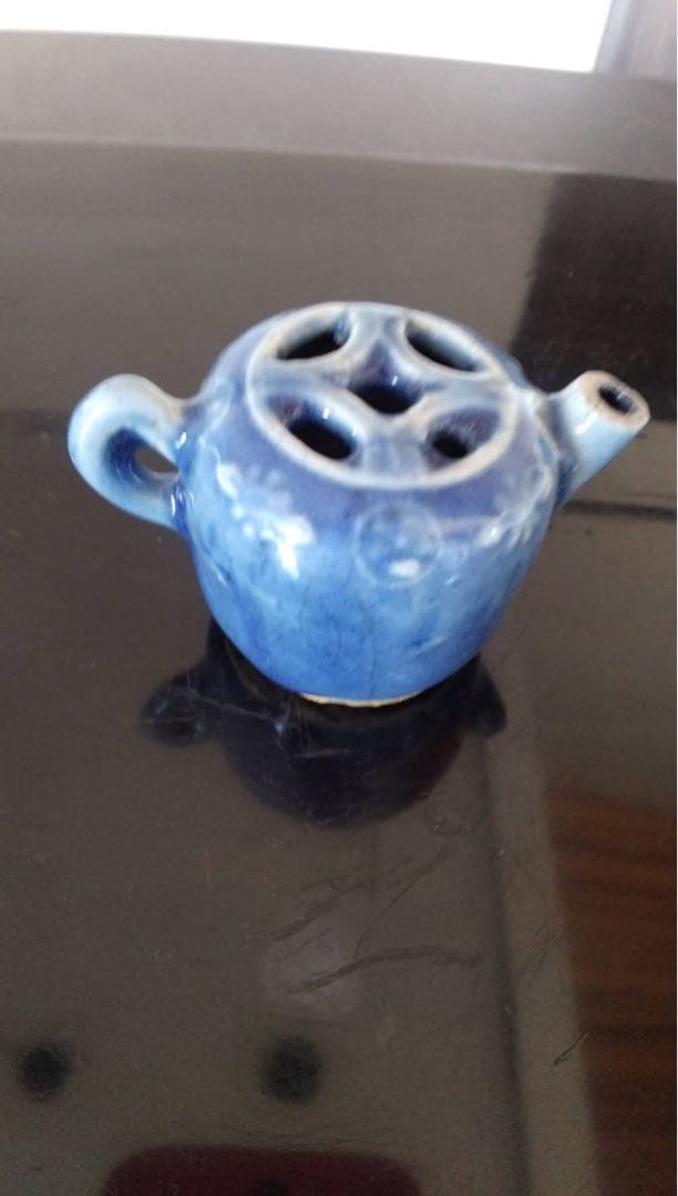 李朝　水滴　朝鮮美術　瑠璃釉　韓国美術　文房四宝　明器