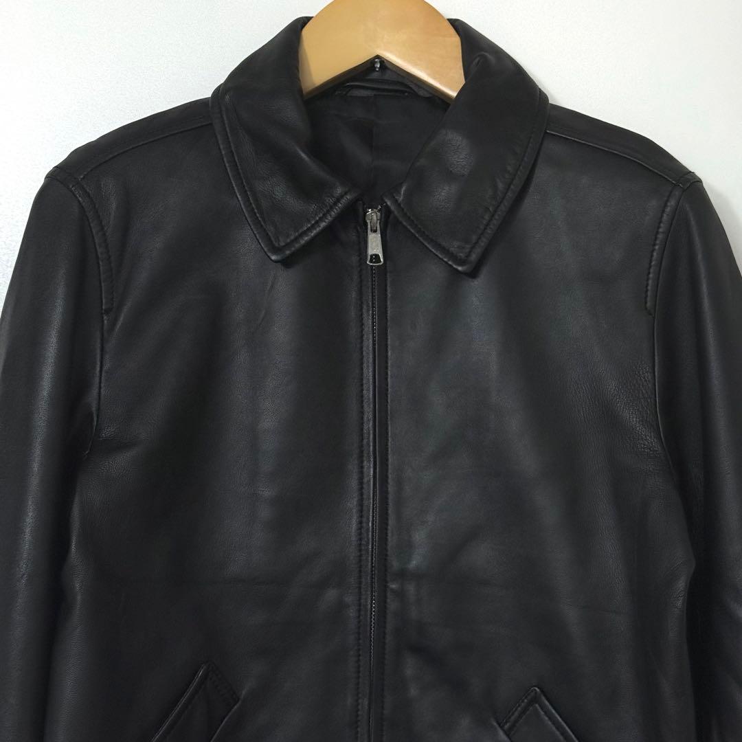 ADAM ET ROPE レザージャケット ブラック L