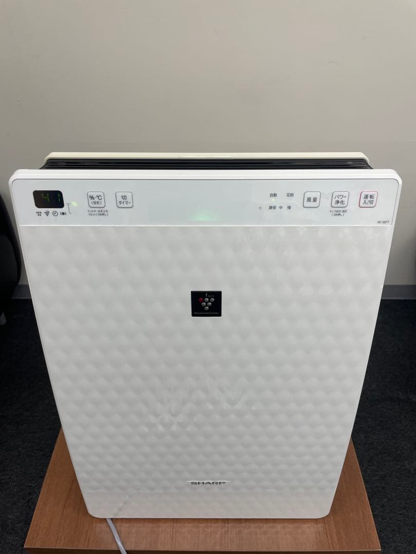 シャープ 加湿空気清浄機 KC-30T7-W 2021年製 クリーニング済　美品