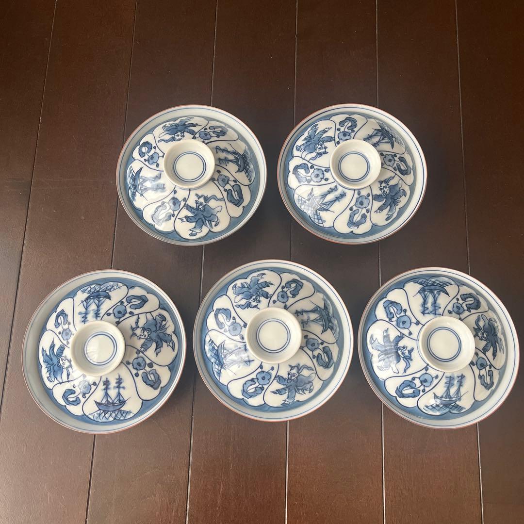 華山萬右衛門　飯椀　5客セット