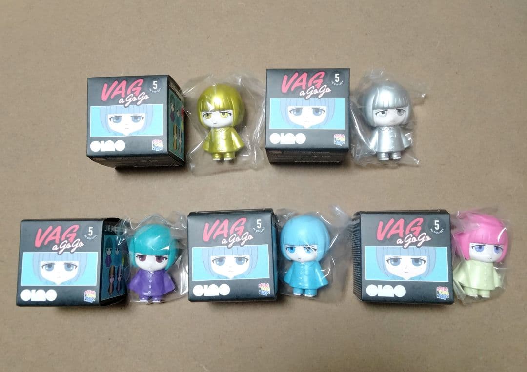 あのちゃん ano VAG A GOGO ソフビ フィギュア ゴールド シルバー