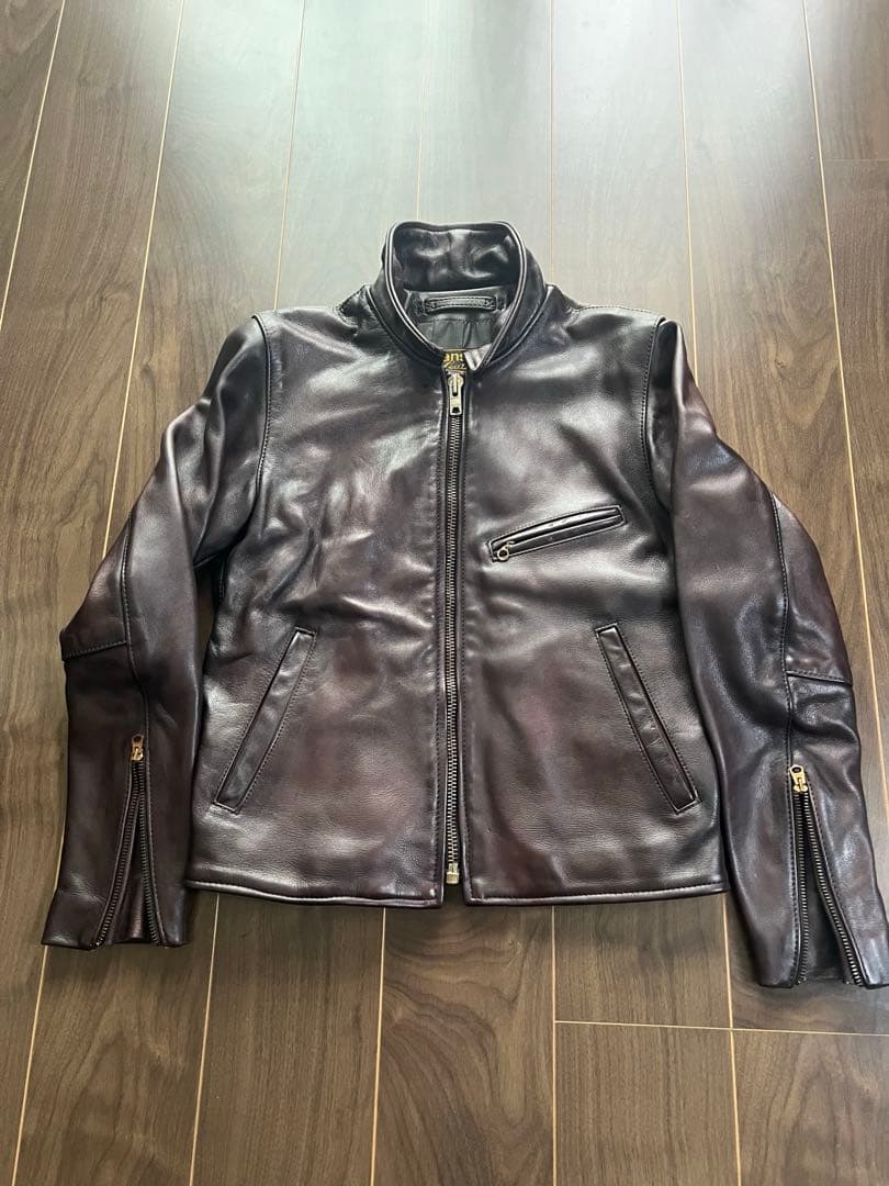 おざVANSON バンソン レザー ライダースジャケット エンフィールド