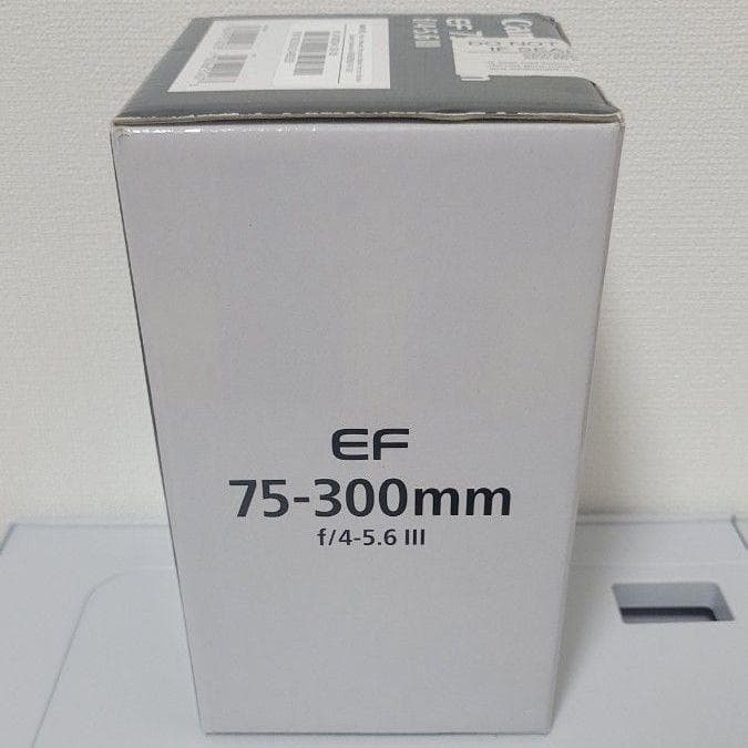 新品 未開封 Canon EFレンズ EF75-300mm F4-5.6 III