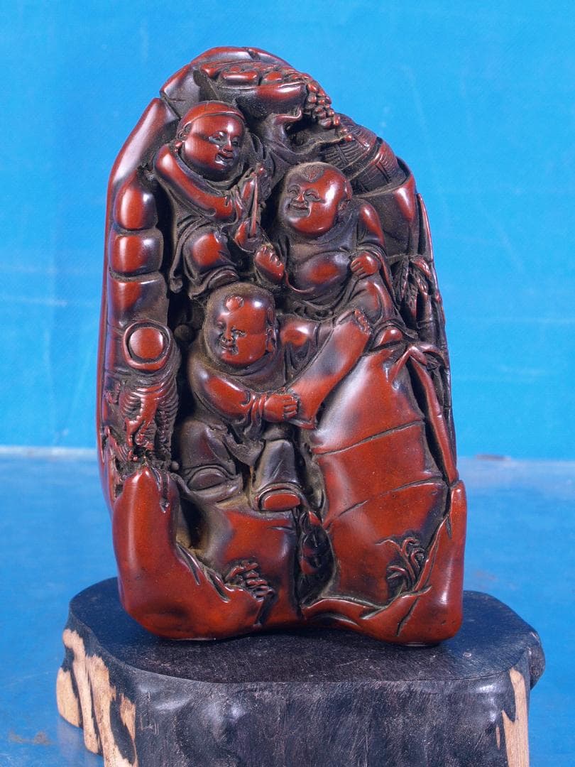 民間仕入れ品　唐物　中国清時代　仏像置物※激安骨董品G1235A12-2