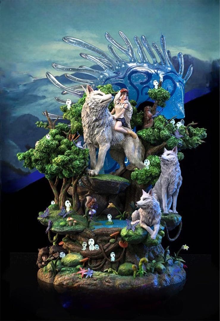 【新品】値下げ‼️ジブリ 宮崎駿 もののけ姫 フィギュア