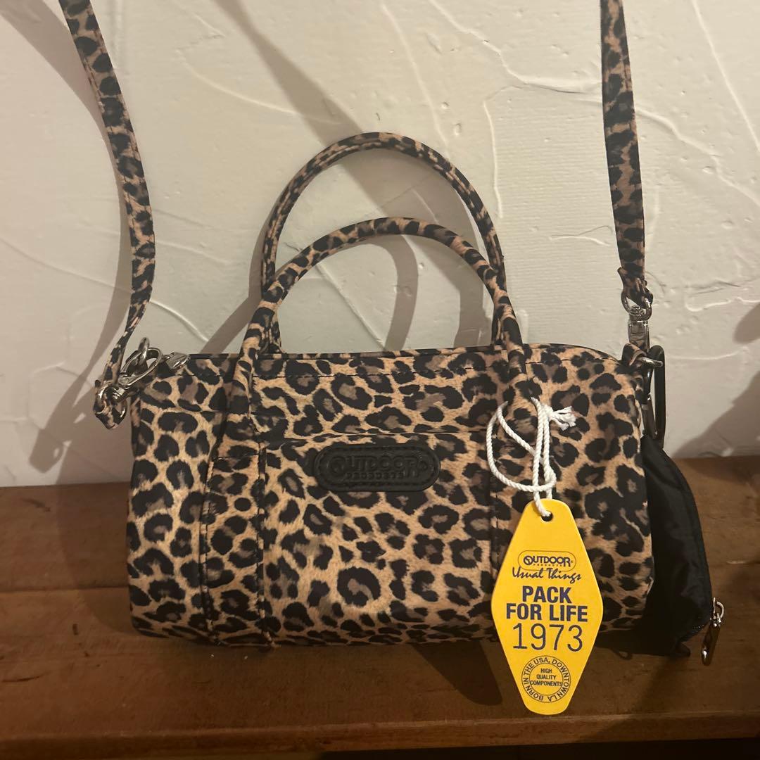 二宮こずえ　outdoor products コラボ　バッグ　キャメル