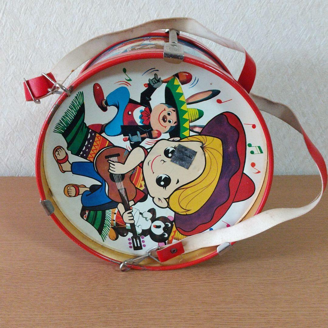 昔の懐かしい太鼓のおもちゃ