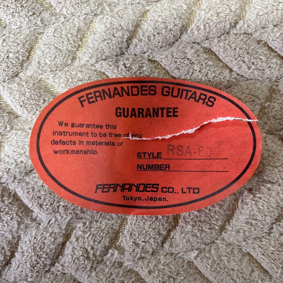 ギター BURNY RSA-60