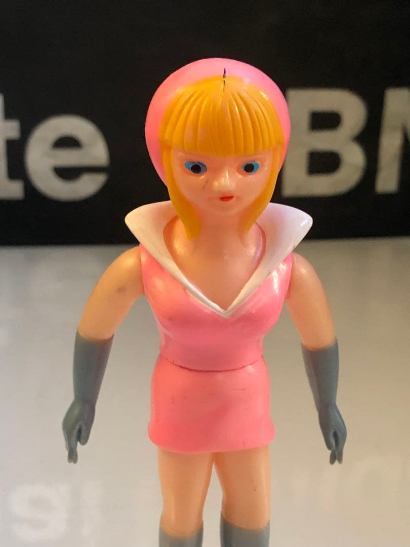 新造人間キャシャーン 上月ルナ ブルマァク製 ミニソフビ 当時物