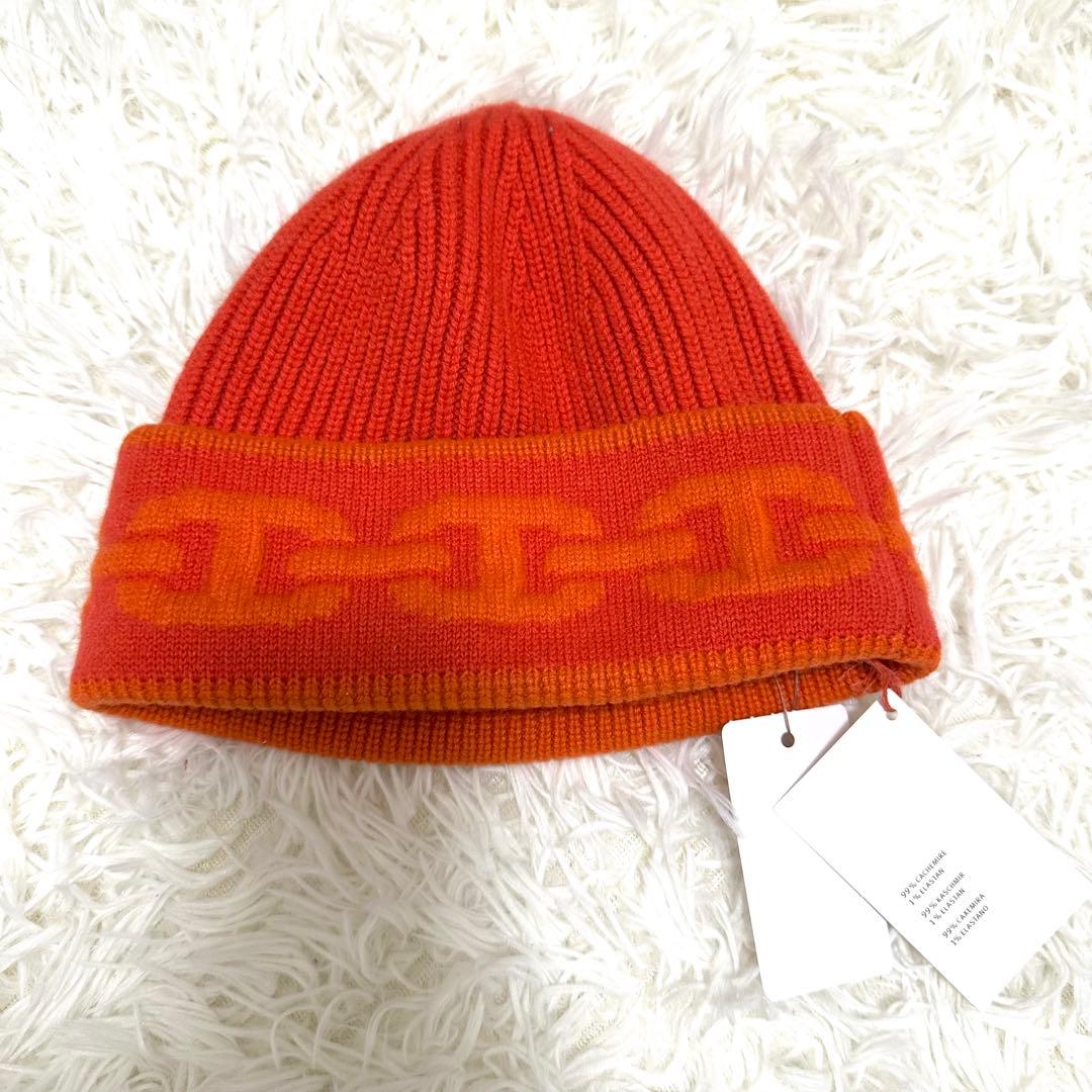 【現行/新品】 エルメス ヘヴン シェーヌダンクル ニットキャップ カシミヤ