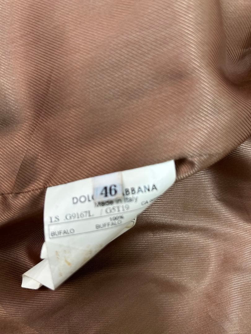 ドルチェ&ガッバーナ　レザージャケット