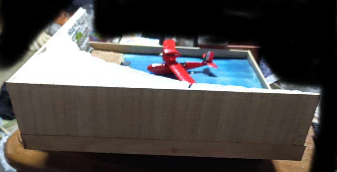 紅の豚サボイアジオラマです。