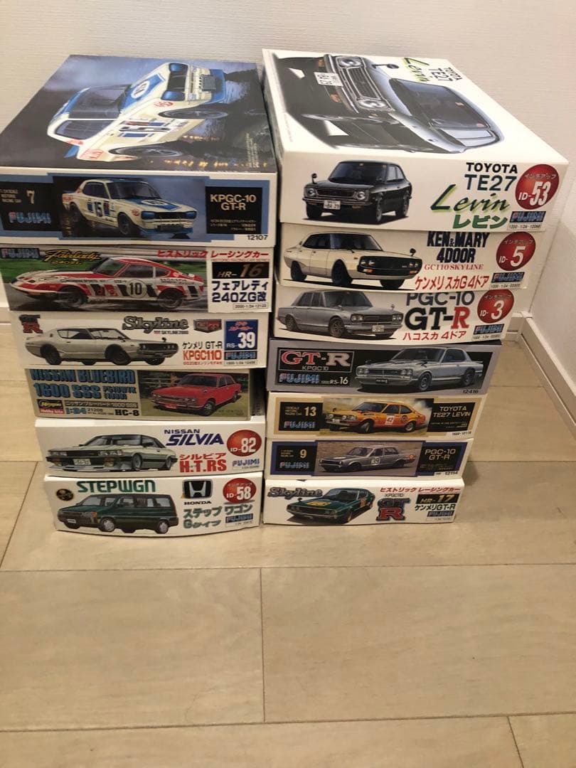 貴重　名車　絶版プラモデル　37台