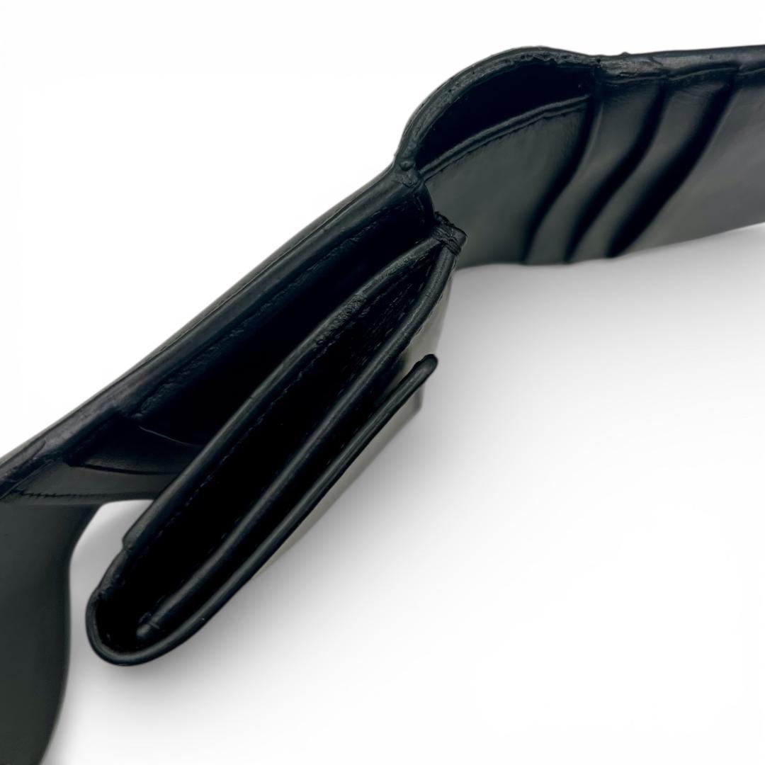 CELINE 3つ折り財布 フラップウォレット トリオンフ 黒