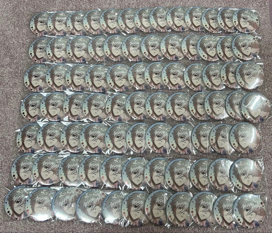 ブルーロック SAKURA 箔押し 缶バッジ 凪誠士郎 82個