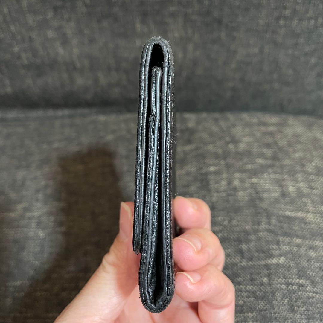 CHANEL シャネル　キャビアスキン　立体ココボタン　ケース