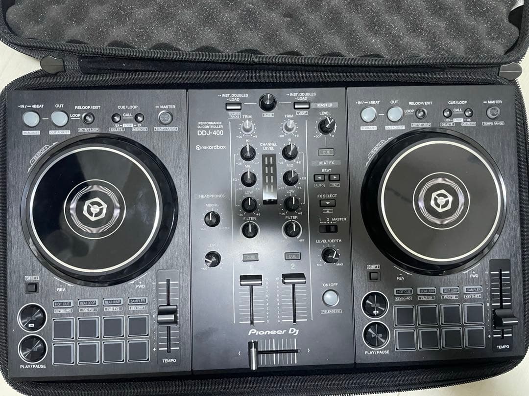 K*.様 Pioneer DJ DDJ-400 コントローラー ケース付き
