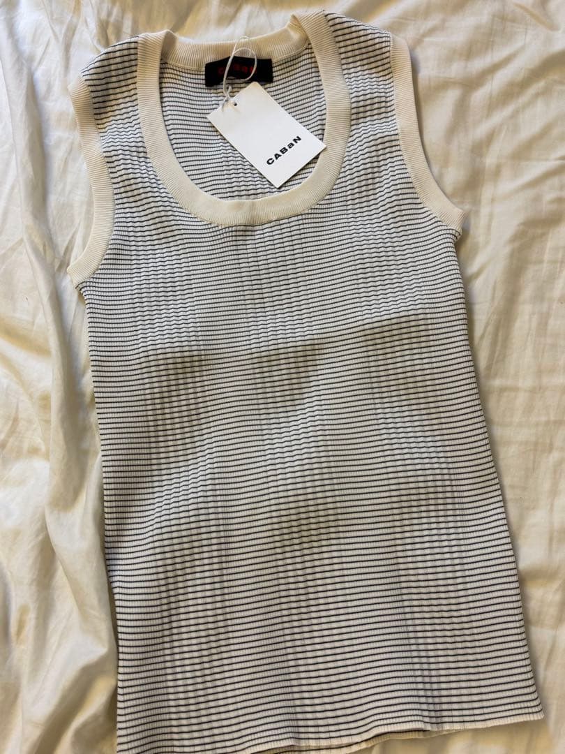 CABAN ストライプ タンクトップ