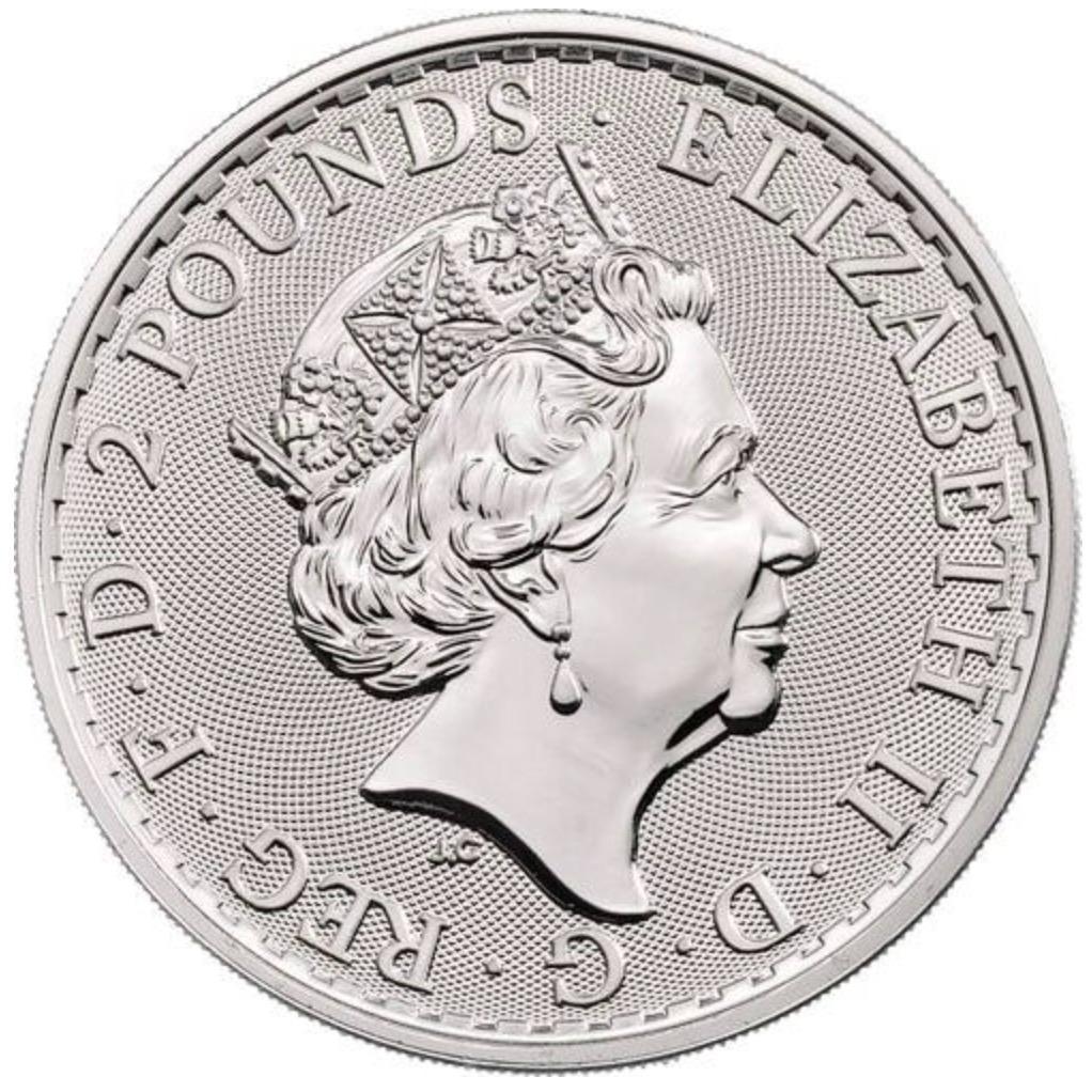 20021年 1oz シルバー ブリタニア 　イギリス