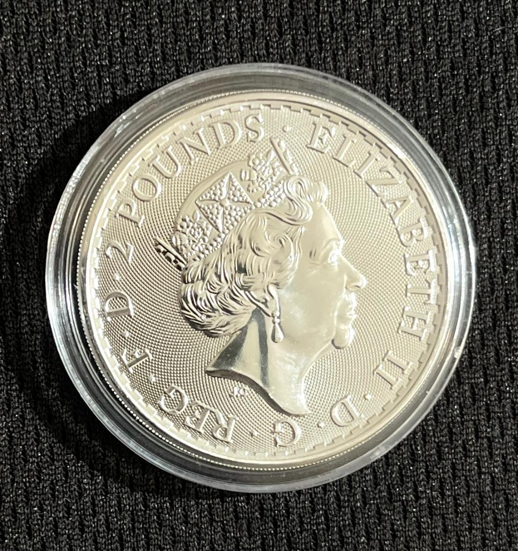 20021年 1oz シルバー ブリタニア 　イギリス
