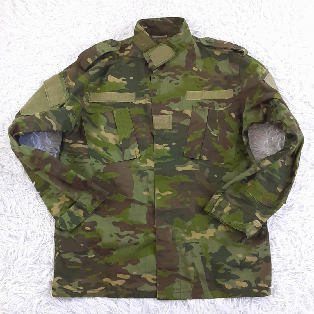 美品◎ミリタリー上下セット カモフラージュカラー 迷彩 サバゲー