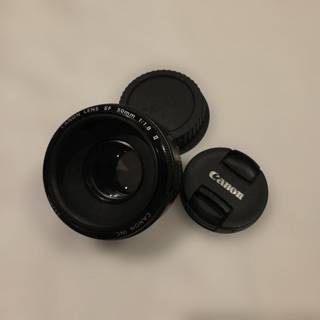 Canon ef 50mm f/1.8 II レンズ