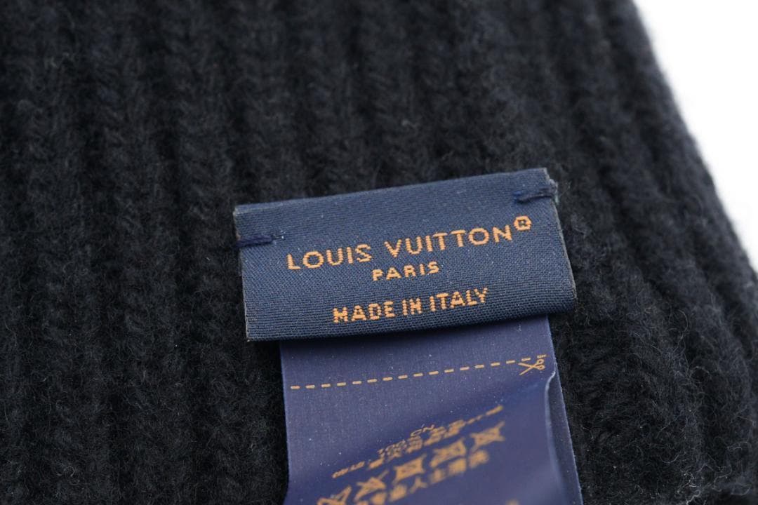 【美品】ルイヴィトン モノグラム ビーニー M77872 ニット ビーニー