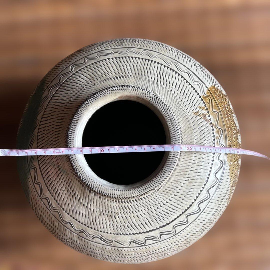 小鹿田焼　花器　壺　花瓶　アンティーク　民芸　民藝