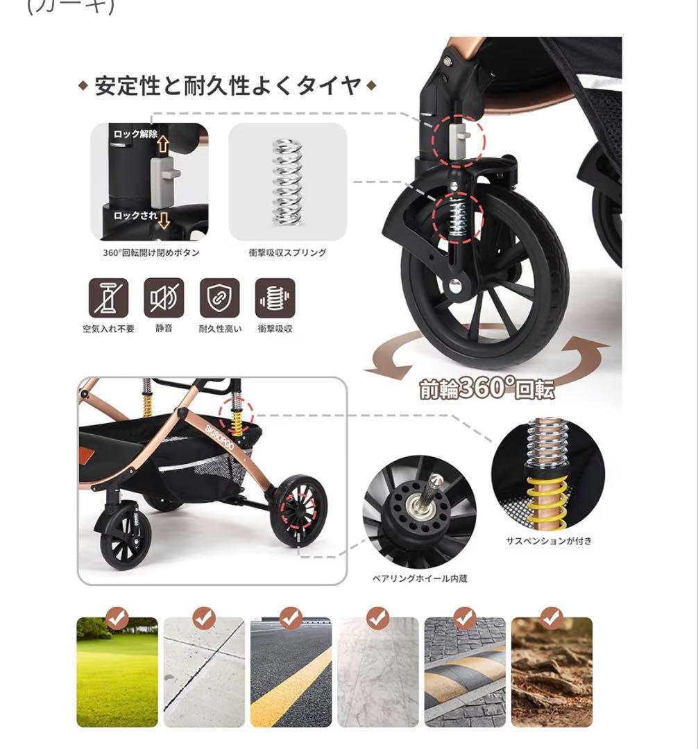 SKISOPGO ペットカート 分離型 ペットバギー 耐荷重20キロ