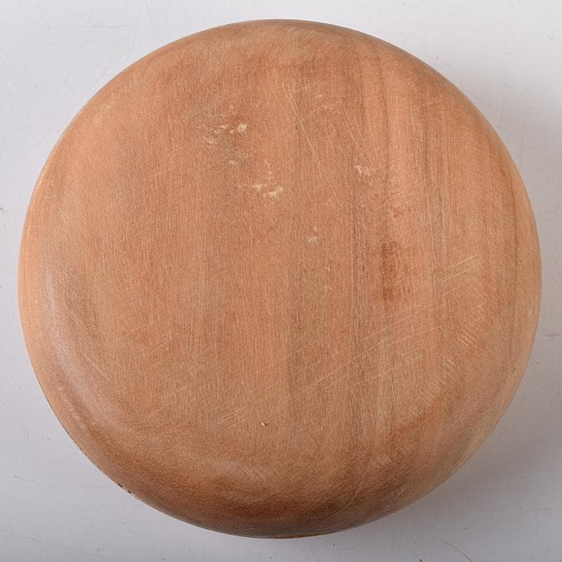 白檀製　釈迦如来・普賢菩薩・文殊菩薩刻　香合佛　仕覆付　共箱　V　R8423