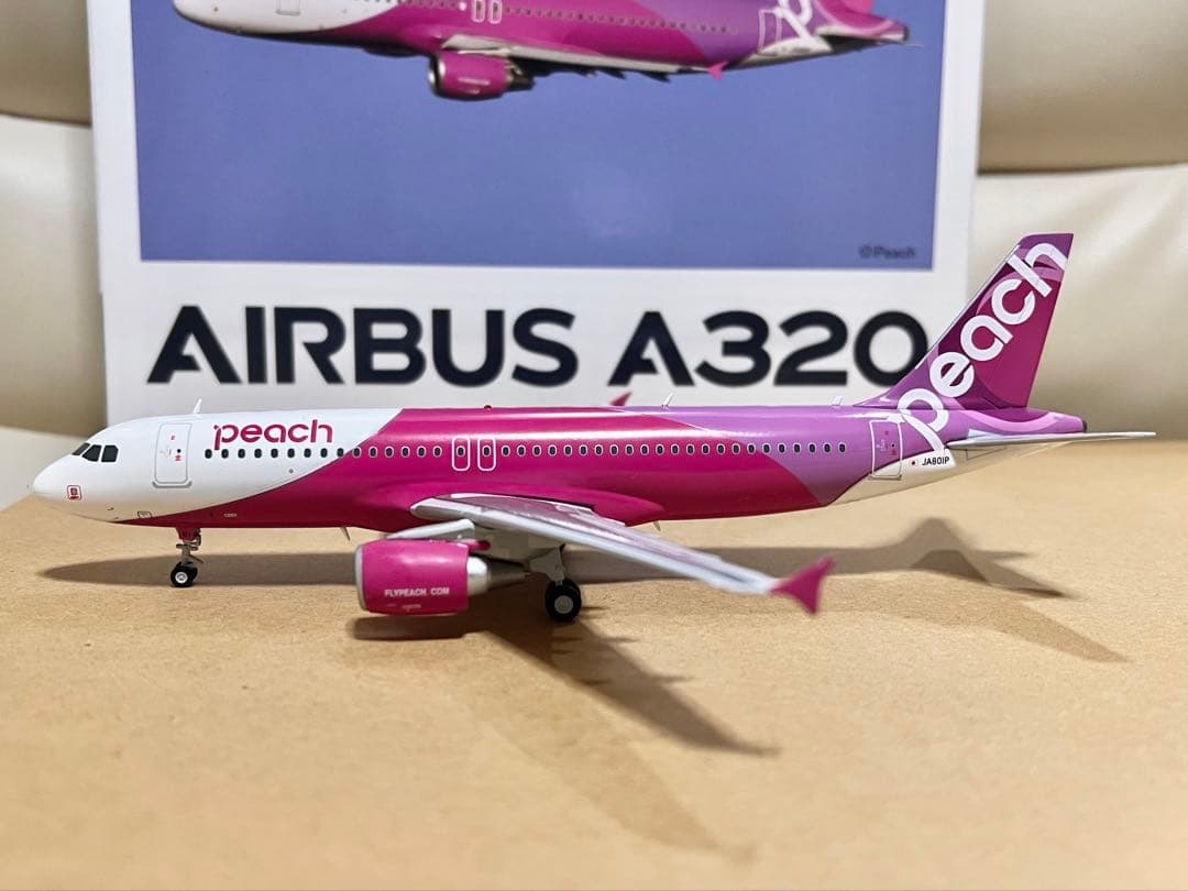 Gemini クロスウイング 1/200 Peach A320 JA801P