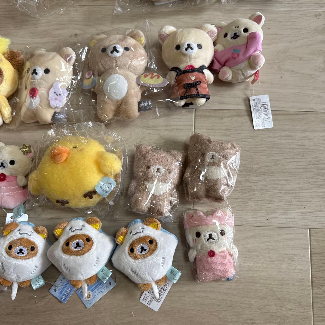 最終値段　リラックマ　コリラックマ　キイロイトリ　マスコット　ぬいぐるみセット