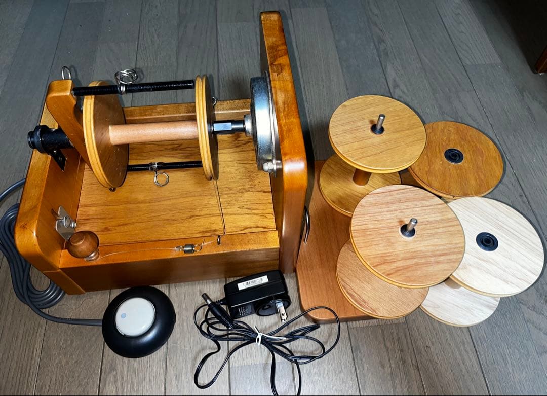 アシュフォード電動スピナー（糸紡ぎ機）