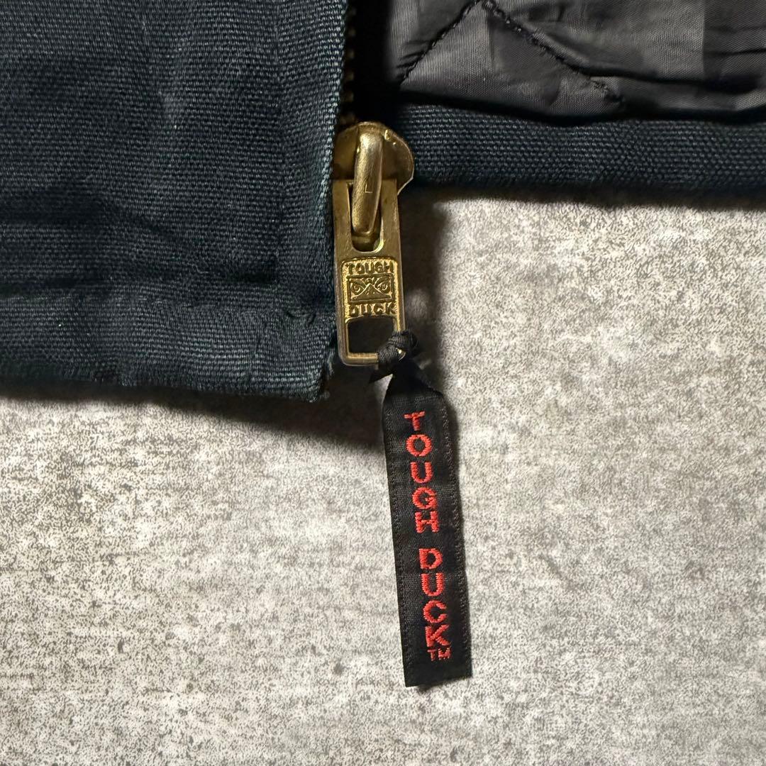 TOUGH DUCK タフダック 襟コーズ ダックジャケット XL ブラック