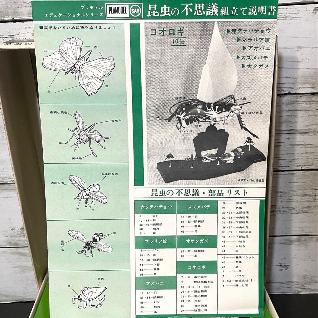 マルサンプラモデル　エディショナルシリーズ　昆虫の不思議　絶版‼︎