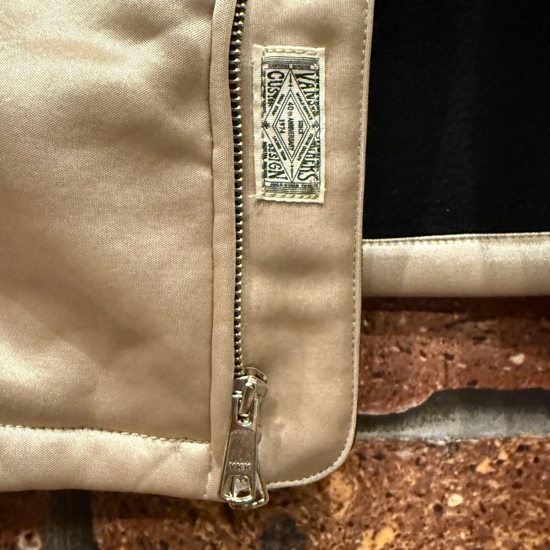 【VANSON】ライダース ジャケット ワンスター 40周年モデル ボンディング