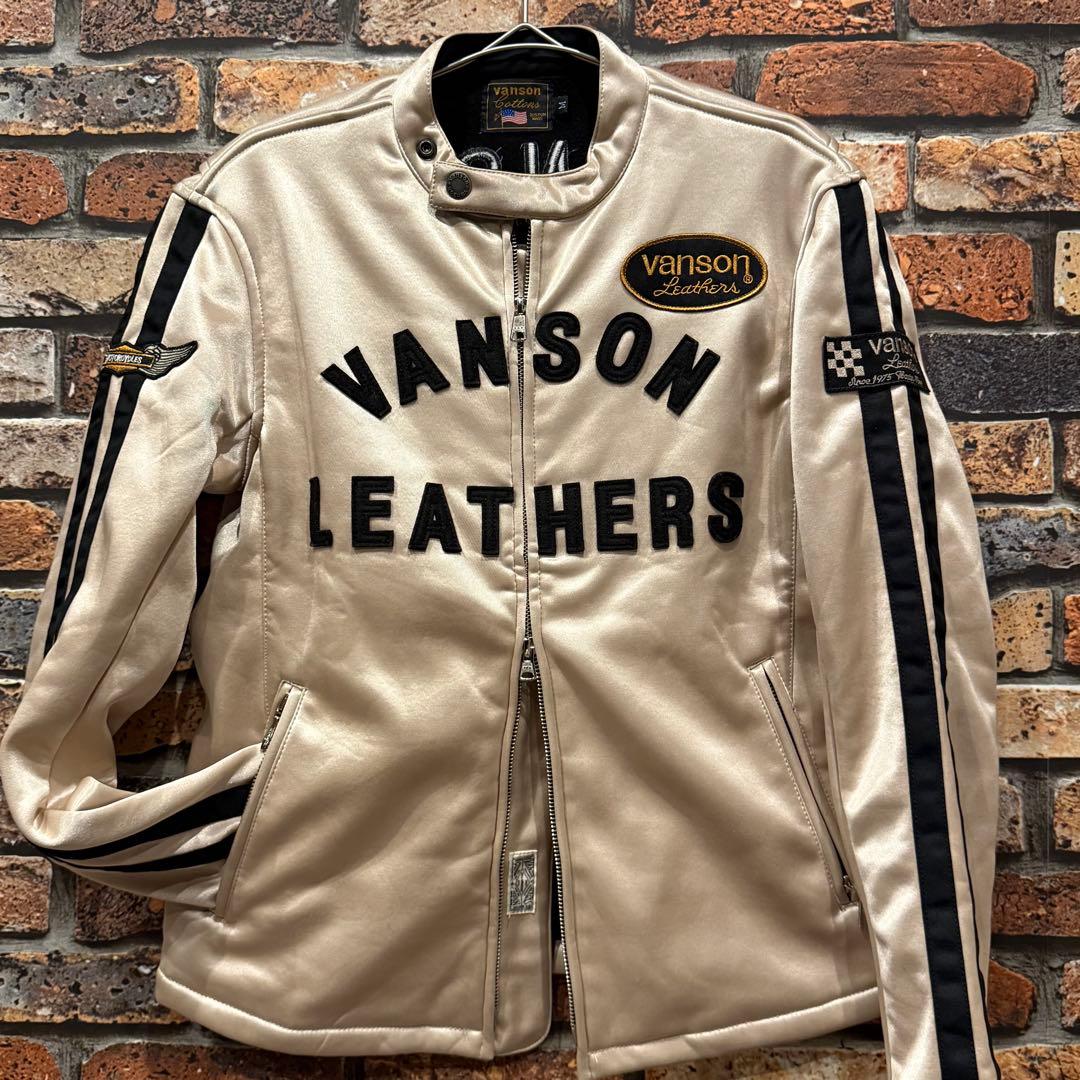 【VANSON】ライダース ジャケット ワンスター 40周年モデル ボンディング