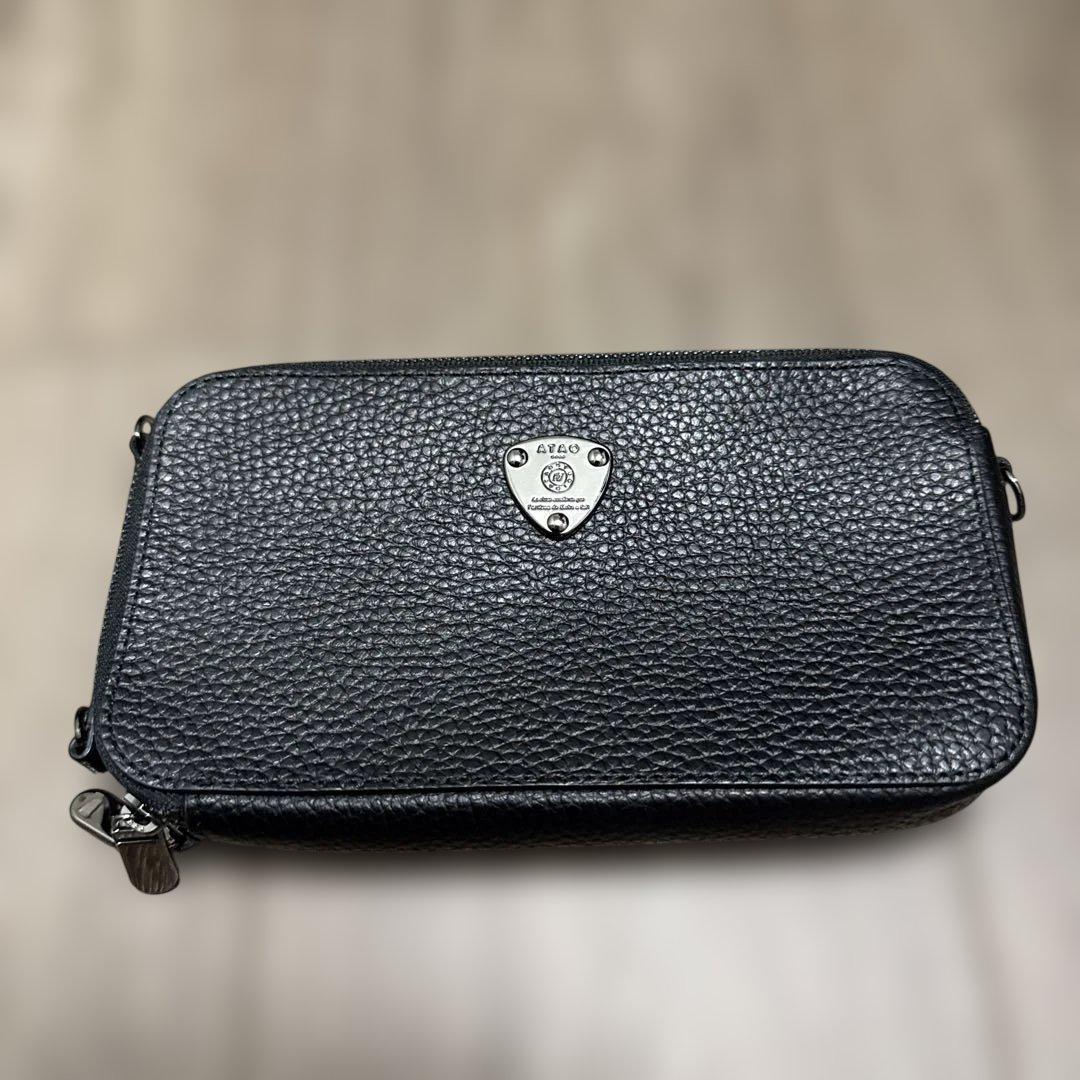 アタオ アミュレットケリー ショルダーウォレット 本革 クロスボディ