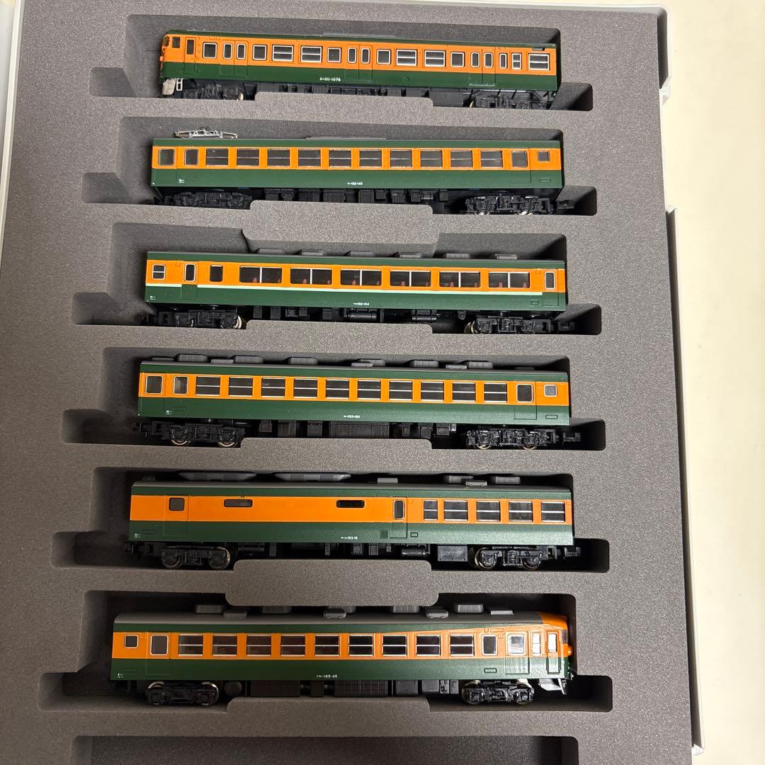 415系常磐色4両、165.153系東海色など6両 動力車つき　ジャンク品