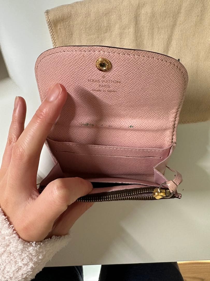 LOUIS VUITTON ケース ブラウン/ピンク