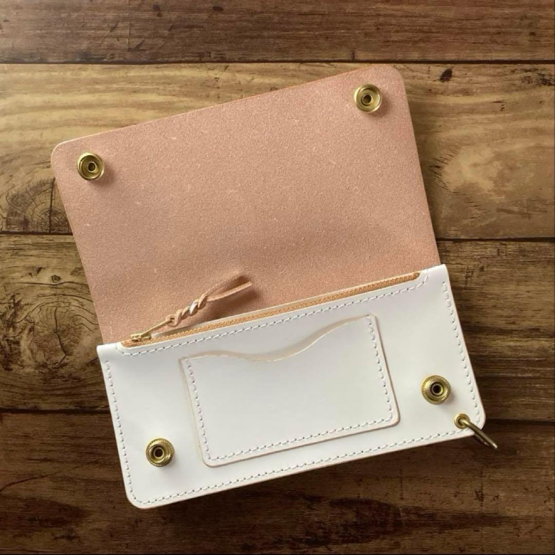 【キノピオ】北米ステアハイド トラッカーウォレット 180（ロング）3層