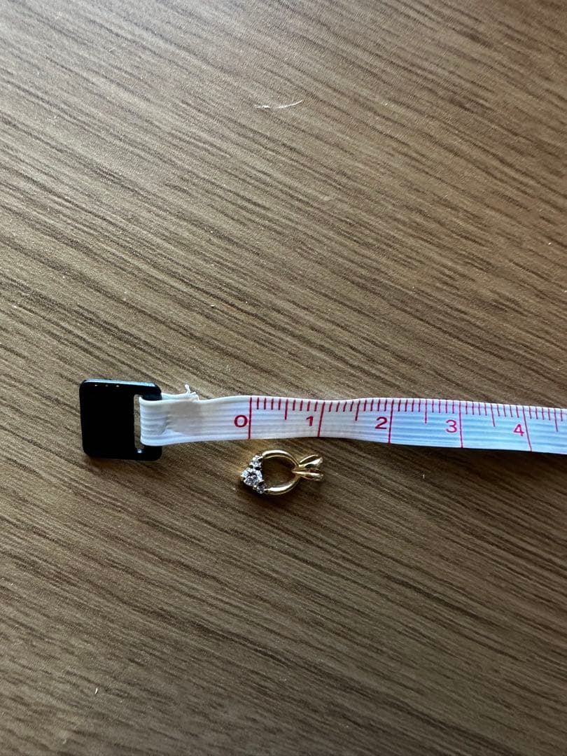 18金、ダイヤのペンダントトップ