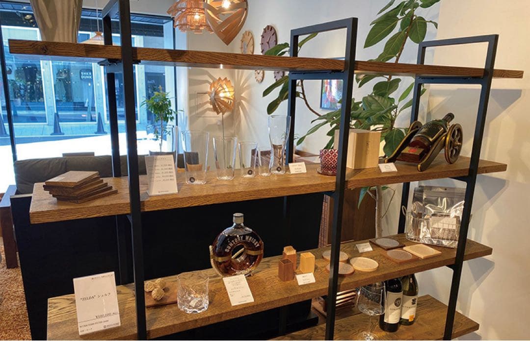 【定価75%割引】無垢材オーク✗アイアンシェルフ BRIGEWORKS