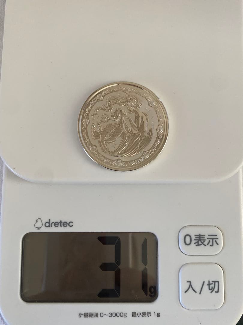 サモア 2023年 2タラ 銀貨 1oz 純銀 .999 人魚（母と娘）未使用