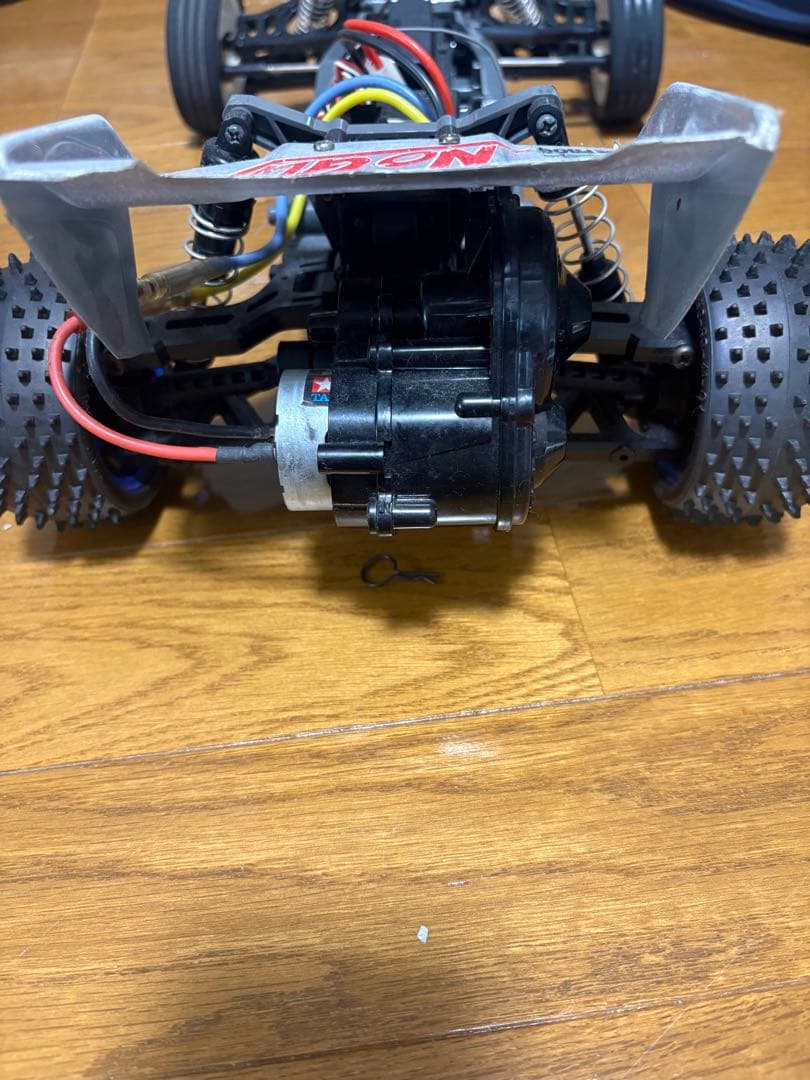 タミヤ電動ラジコン　マイティフロッグDT-03 ドライブセット、予備バッテリ付